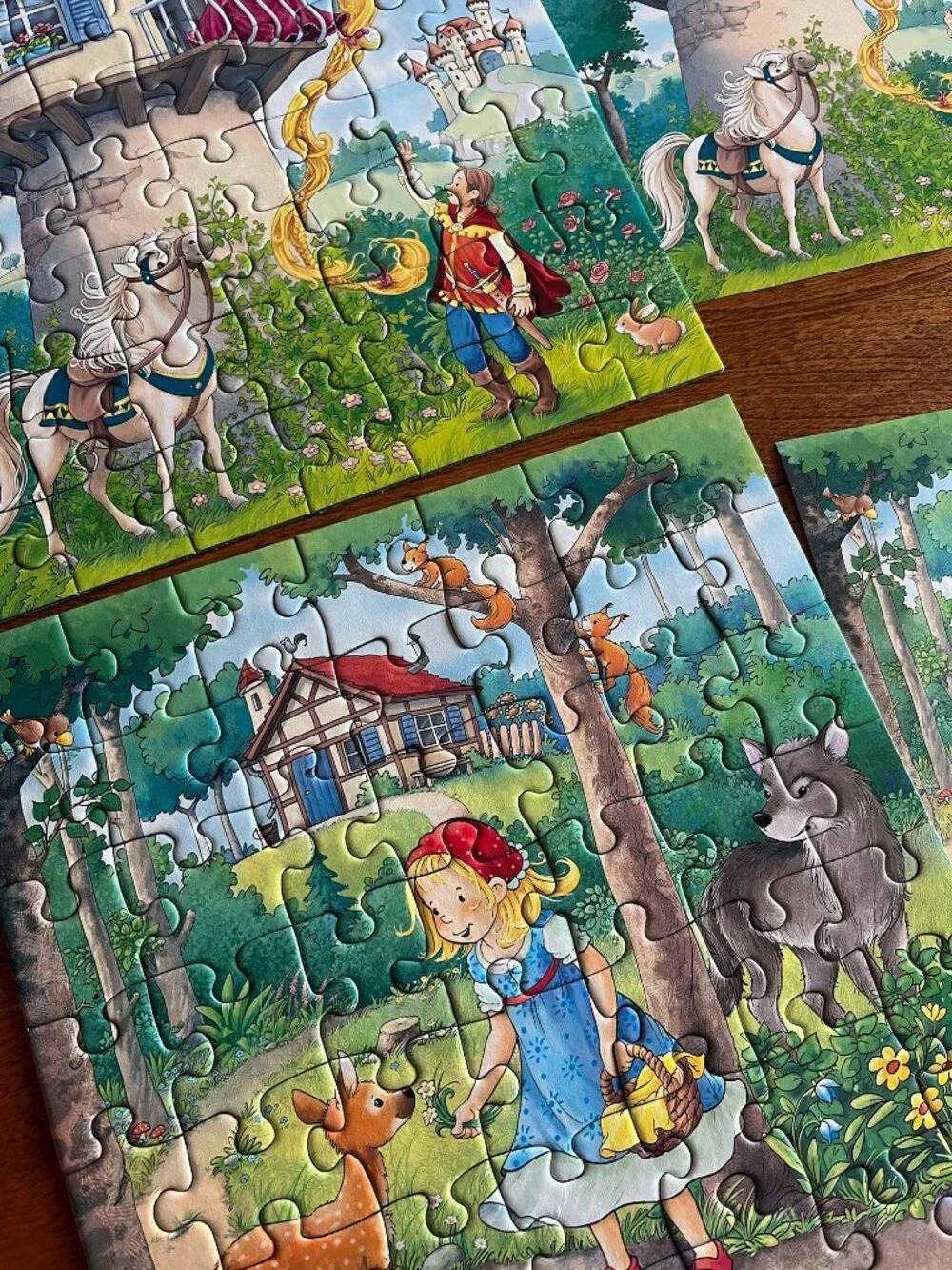 Ravensburger set of 3x49 puzzle trios